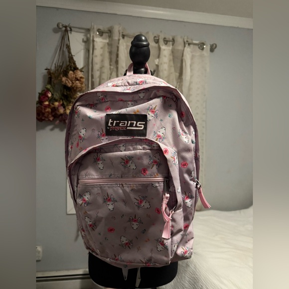Jansport Handbags - Jansport Light Purple Unicorn Backpack